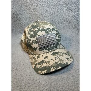 American Flag Trucker Baseball Cap Sticker Embroidered Outdoor Hat Adjustable